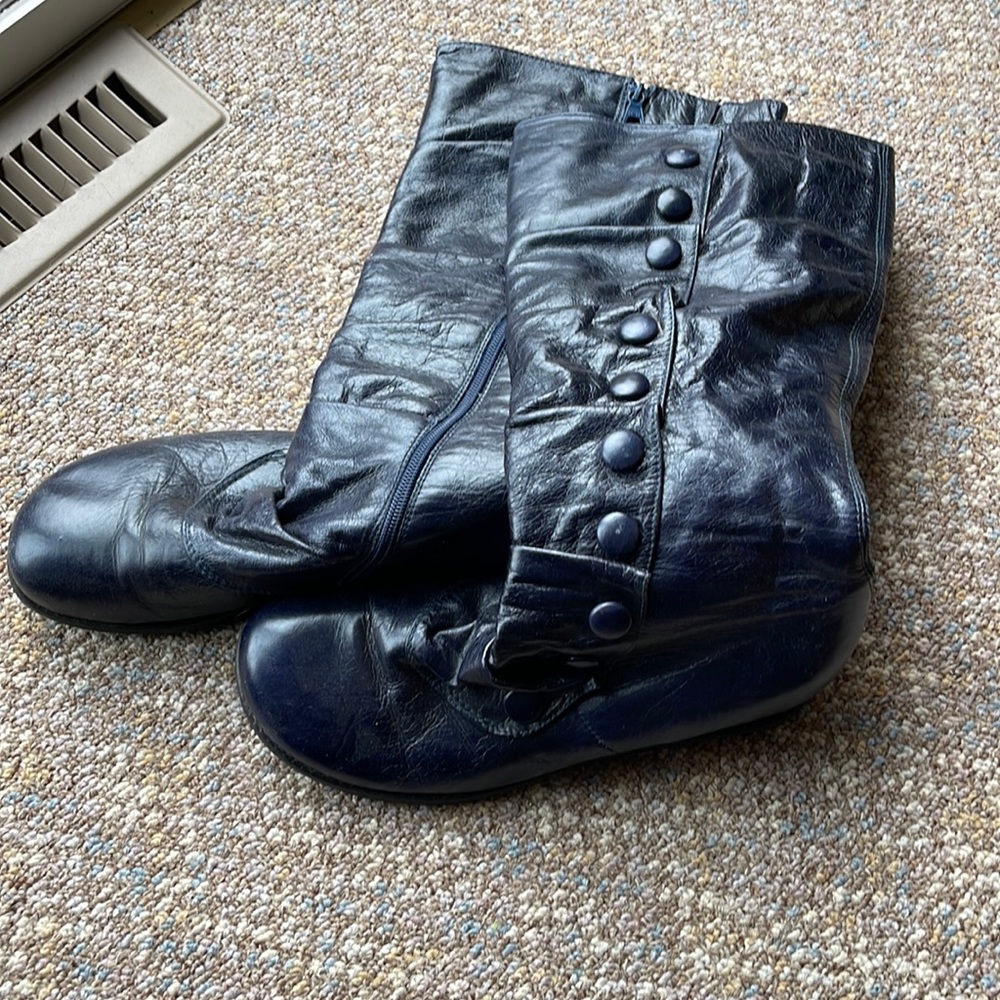 Blue boots